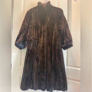 Brown Mink Fur Coat